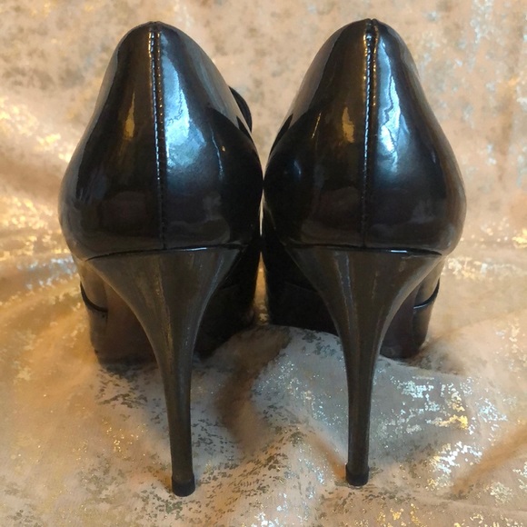 LIKE NEW MIU MIU BLACK PATENT SLIP ON STILETTO!! - Picture 5 of 8